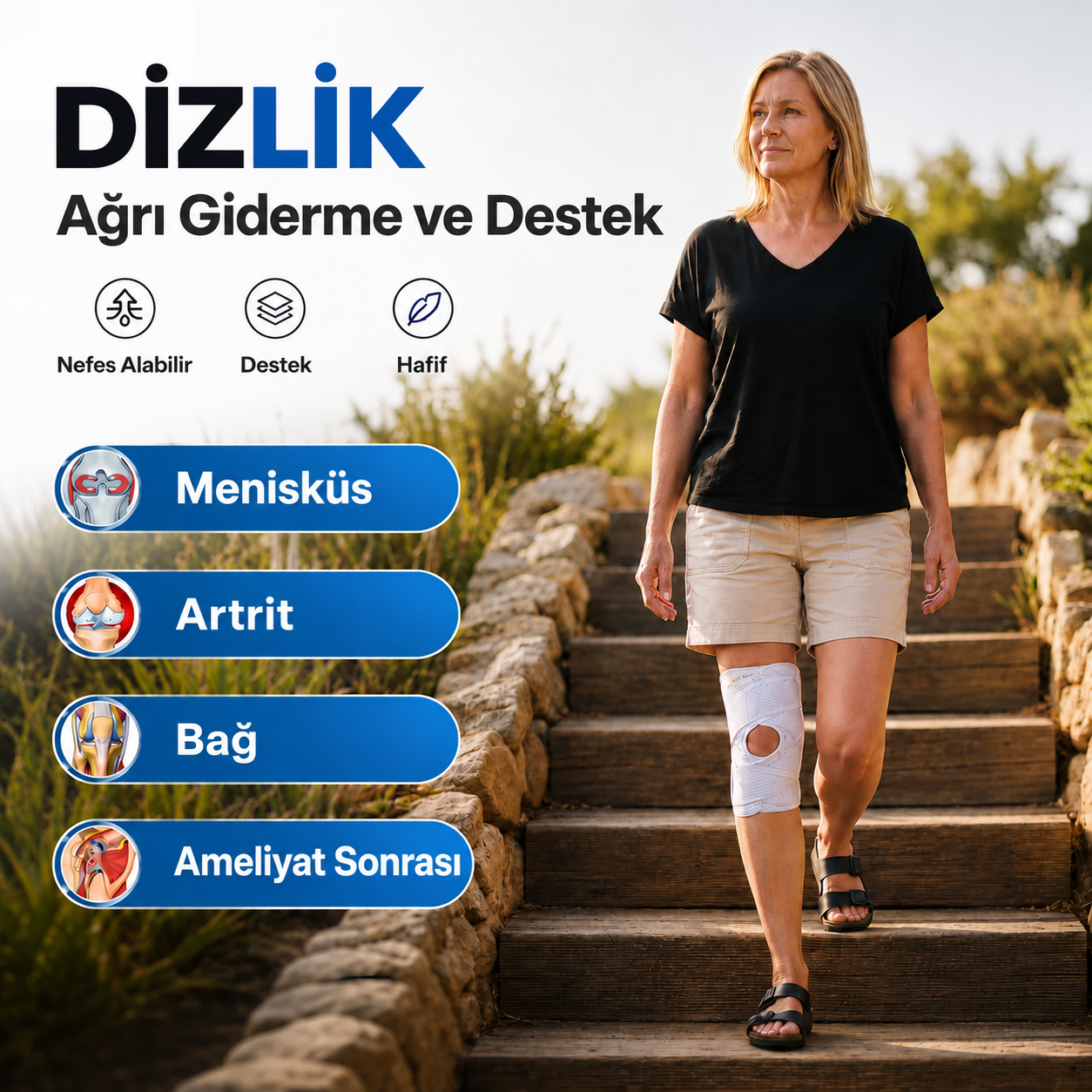 DIZORA™ Pro Diz Desteği.